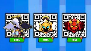 FREEx20 ANGELIC AND DEMONIC DROPS EDGAR DROPS|  BRAWL STARS QR CODE! 2024 || BrawlStars New Update