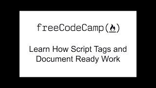 Learn How Script Tags and Document Ready Work