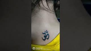 New Tattoo Work...Om  Back Side Tattoo ( Vinay Tattoo Art....8905095620)