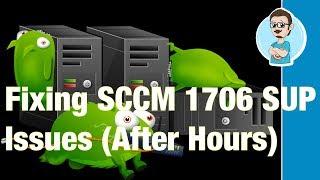 Issues with Software Update Point Sync within SCCM 1706 (The Server Room After Hours Episode 011.1)