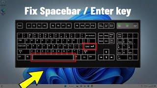 Решить пробел или ввести клавишу не работает в Windows 11 / 10 ⌨️
