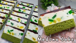 CANTIK KUENYA ENAK BANGET RASANYA COCOK BANGET BUAT IDE JUALAN || Resep Madona Cake