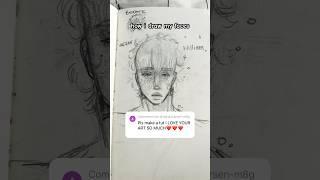 how i draw my faces tutorial️#arttutorial #sketchbook #sketching #drawing #art #artshorts