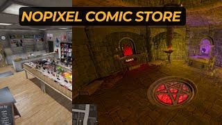 ‍️ [MLO] NoPixel Comic Store FiveM Maps #fivem #mlo #fivemmaps #qbcore #fivemmlo #qbcorescripts