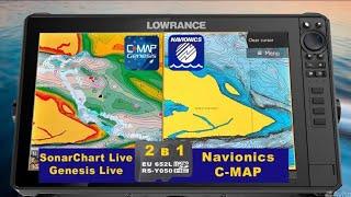 Карты глубин C-Map и Навионикс 2 в 1