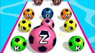 Satisfying Mobile Game: AZ Run, Marble Run, Ball Run 2048... All Levels Gameplay Walkthrough