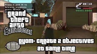 DYOM  Create 2 Objectives at same time