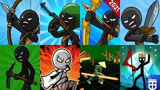 Stick War Legacy vs War Legend vs Modern War vs Hero Wars Stickman Defence Battle -8 Stickman Games