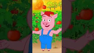 The Three Little Pigs Pizza Party  | Fairy Tales #shorts   #fairytales #stories  #forkids