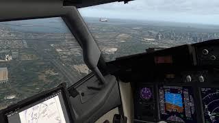 [X-Plane 11] Insane Approach Expressway Visual 31 KLGA with Live Traffic and ATC