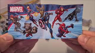 New 2020! Kinder Surprise eggs T3 Marvel - Супергерои распаковка упаковки на 3 киндер - сюрприза