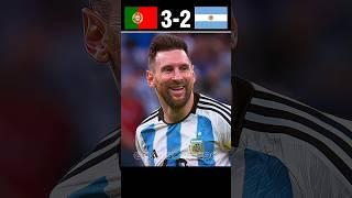 Impossible || Argentina Vs Portugal World cup final imagine | #shortvideo #football #cr7 #messi