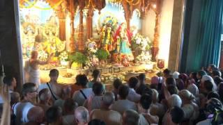 First darsan of Sri Sri Radha Madhava in Kiev, Ukraine – 6-Aug-2017