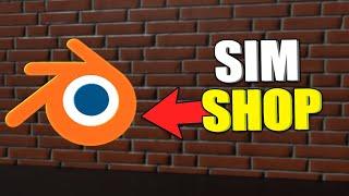 How To Make A Basic Simulator Shop In Blender