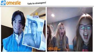 STRANGERS Are SURPRISED TO SEE ME ON OMEGLE DRESSED AS Flynn Rider...