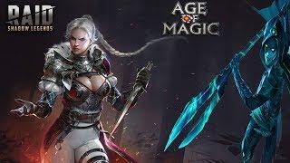 Age of Magic vs RAID: Shadow Legends. Первый взгляд.