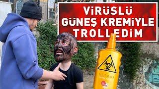 VİRÜSLÜ GÜNEŞ KREMİYLE TROLLEDİM !