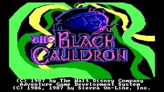 The Black Cauldron (PC/DOS) 1986, Longplay, Sierra on-line