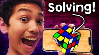 Solving A Rubik’s Cube With A Phone!