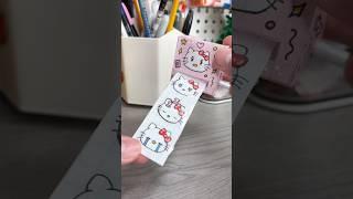 Cute DIY sticker machine!? #hellokitty #diysticker #cute #papercraft #cutecrafts #diy