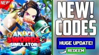 NEW!  ANIME SWORDS SIMULATOR ROBLOX CODES 2023 - ANIME SWORDS SIMULATOR CODES