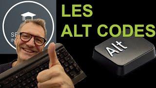 Découvrez les ALT CODES sur PC