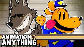 Mr. Wolf vs Dog Man - Rap Battle! (ANIMATION VS ANYTHING: CH. III)