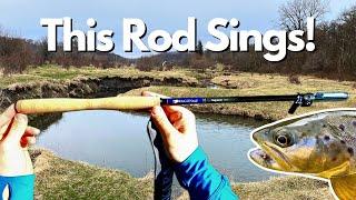 TENKARA FISHING A NEW WISCONSIN DRIFTLESS STREAM DURING A HATCH! | THIS TENKARA ROD REALLY SINGS!