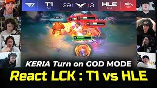 STREAMERS React: T1 DESTROYING HLE Taking The Last Spot to MSI 2025 (Engsub)