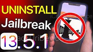 UnJailbreak iOS 13 - iOS 13.5.1 Remove & Uninstall Checkra1n! Delete Cydia (NO COMP / RESTORE)