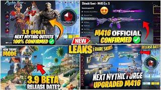 Bgmi 3.9 Update️Next Mythic Forge Is Here|Shinobi Kami M416 IsConfirmed| New 3.9 ModePUBGM/BGMI