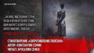 Константин Семин   "Сопротивление полезно". Читает Бросалин Семен