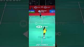 Fastest smash by G.M. Tunjung.. #shorts #fyp #fypシ #gregoriamariskatunjung #indonesiaopen2023
