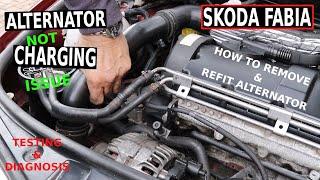 SKODA FABIA ALTERNATOR FIX Testing& Diagnosis 1.9 PD Mk 1 00-07