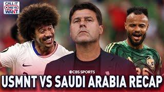 USMNT Advances To Knockout Round of 2025 Gold Cup | USA vs. Saudi Arabia Recap & Reaction | CIWYW