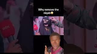 Why remove her hijab? #islam #hijab #niqab #muslim #muslimah #youtubeshorts
