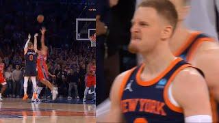 MOST INSANE ENDING Donte DiVincenzo hits game winner vs 76ers after Brunson 3 