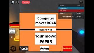 I made Rock Paper Scissor on roblox