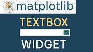 Getting Started With matplotlib Widgets | TextBox Widget