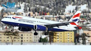 FS2020 | Fenix A320 | RNP approach into Innsbruck