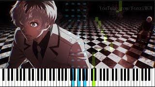 [Tokyo Ghoul:re (Season 3) OP] "Asphyxia" - CöshuNie (Synthesia Piano Tutorial)