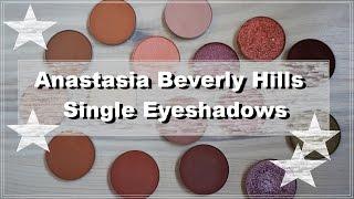 Anastasia Beverly Hills Single Eyeshadows | Swatches