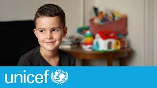 After fleeing Ukraine, Mykyta and his family are starting over in Poland| UNICEF