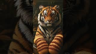 I let the tiger wear socks, visual fusion