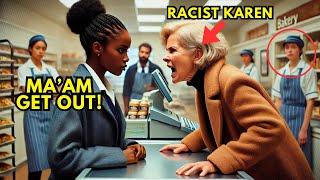 Racist Customer Gets Taught Lesson By Black Cashier In Bakery