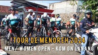 DIMAS dan SHAFA Melesat  - Tour De Menoreh 2024 - Men /Women Open KOM Gn. Lanang Kiskendo KP