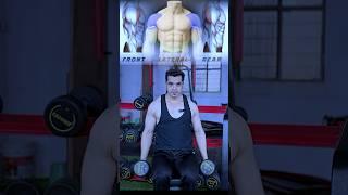 Best Dumbbell Lateral Raise Tutorial By Kingfitness #shoulder #motivation #kingfitness #shorts