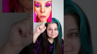 Повторяю макияж из треш обзора Алёны Погребняк #трешобзор #makeup #makeuptutorial #макияж
