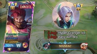 GOODBYE META LING!! THIS GRANGER NEW 1 SHOT DELETE  (Super Intense Battle)