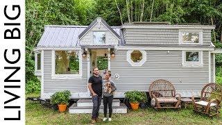 Couple Downsize Into Dream Off-The-Grid Tiny House